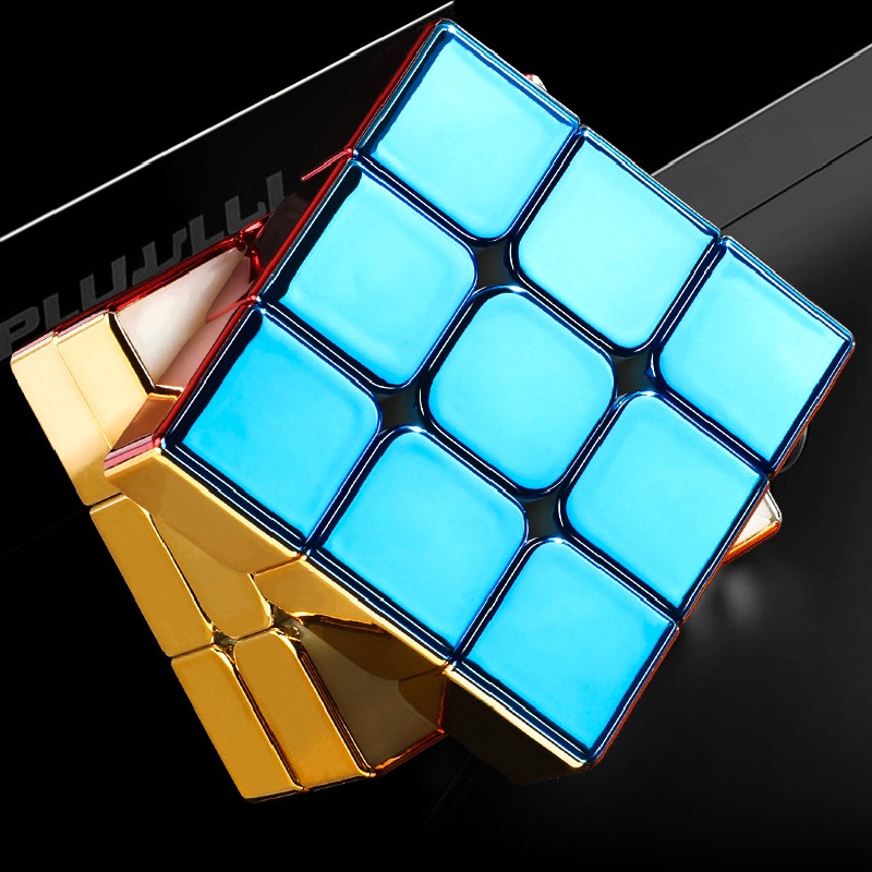 AliExpress [Picube] SengSo Metal 3x3 Magnetic Golden Cubo Magic Cube Puzzle Speed Cibe M3 3x3x3 Magico Cubo Кубик Рубика Cibo Toy, view 5