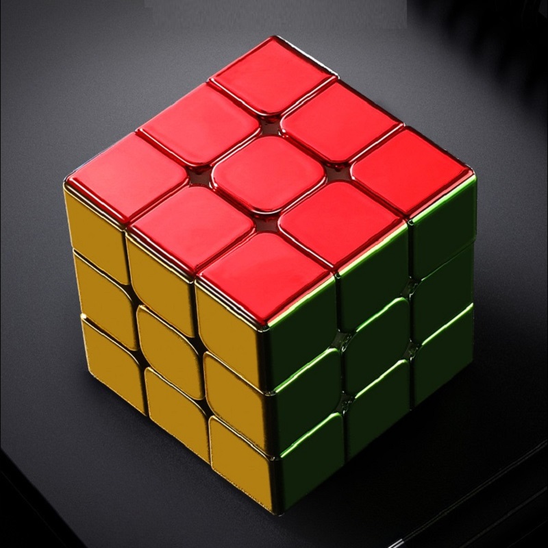 AliExpress [Picube] SengSo Metal 3x3 Magnetic Golden Cubo Magic Cube Puzzle Speed Cibe M3 3x3x3 Magico Cubo Кубик Рубика Cibo Toy, view 6