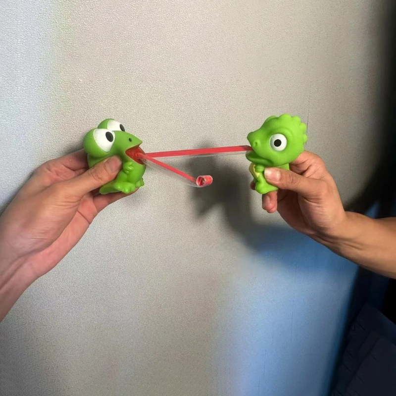 AliExpress Pinch Frog Dinosaur Sticking Tongue Out Relieve Stress Toy Funny Children Creative Decompression Fidget Toy Christmas Party Gift