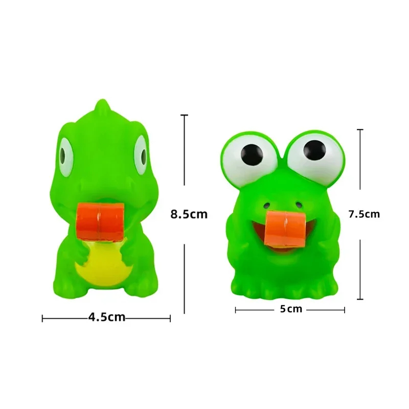 AliExpress Pinch Frog Dinosaur Sticking Tongue Out Relieve Stress Toy Funny Children Creative Decompression Fidget Toy Christmas Party Gift, view 6