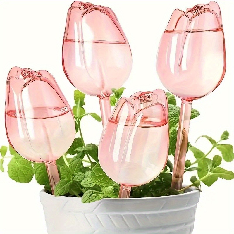 AliExpress Pink Tulip Automatic Plant Watering Balls, view 2