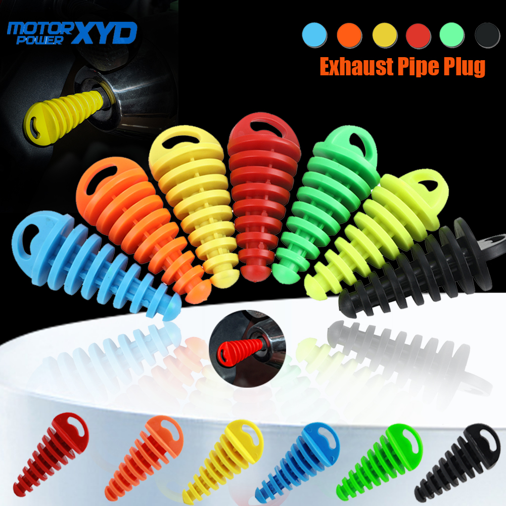 AliExpress Pipe Protector Exhaust Pipe Plug Tailpipe Rubber Air Bleeder Plug Exhaust Wash Plug Motorcycle Dirt Bike Motocross