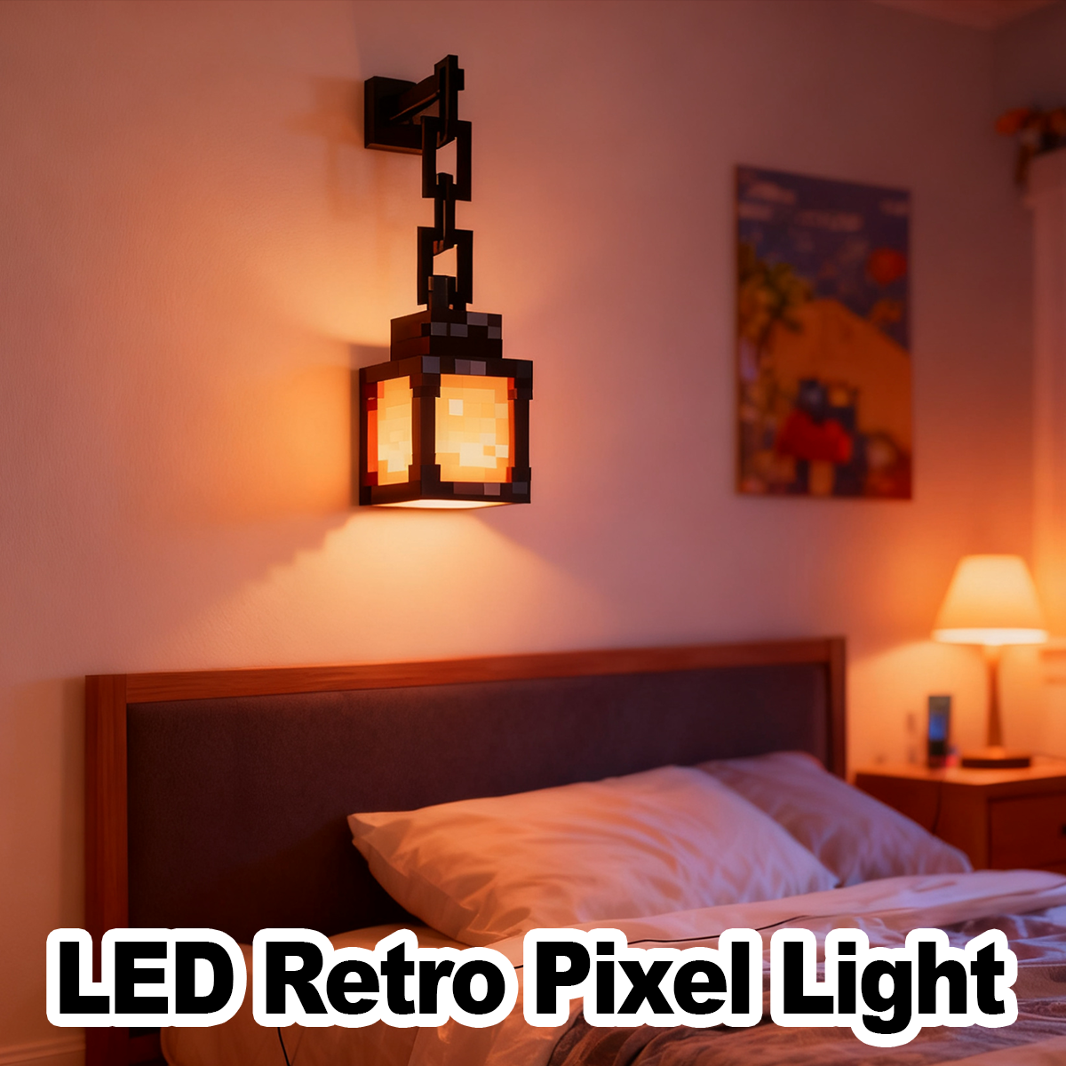 AliExpress Pixel Design RGB LED Night Light with Remote