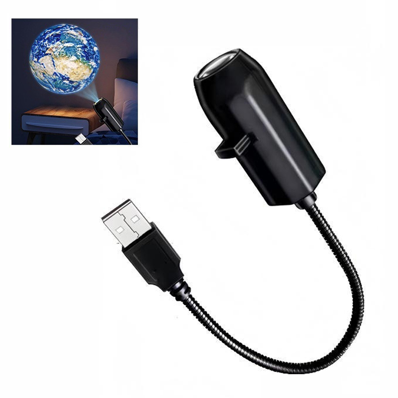 AliExpress Planet Projection Light Moon Earth Bedroom Ceiling USB Night Light Ins Background Atmosphere Light for Kids Bedroom Wall Decor, view 6