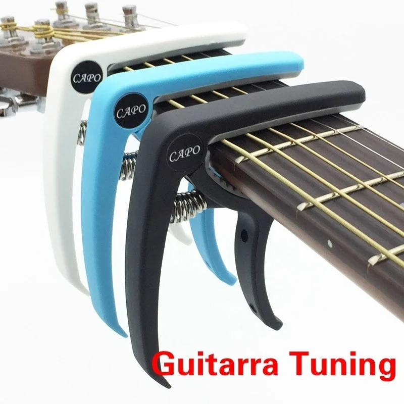AliExpress Plastic Guitar Capo for 6 String Acoustic Classic Electric Guitarra Tuning Clamp Musical Instrument Accessories Electric Guitar