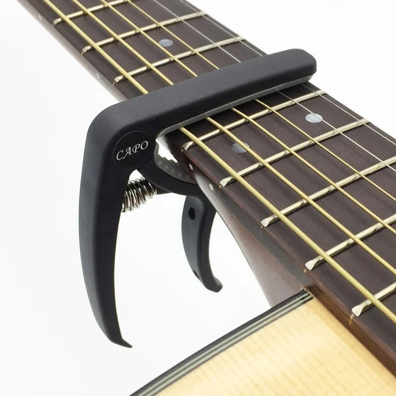 AliExpress Plastic Guitar Capo for 6 String Acoustic Classic Electric Guitarra Tuning Clamp Musical Instrument Accessories Electric Guitar, view 2