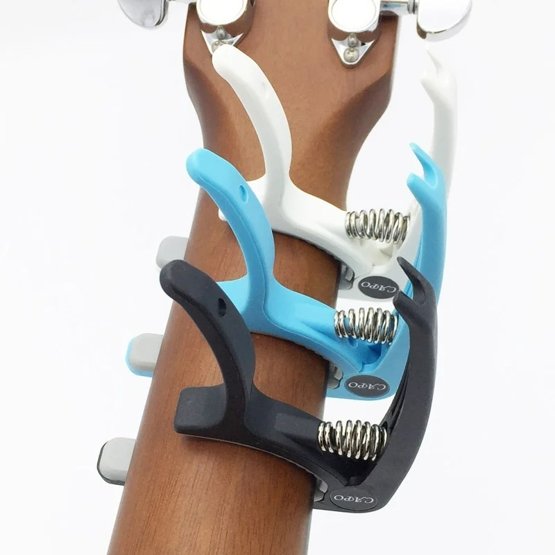 AliExpress Plastic Guitar Capo for 6 String Acoustic Classic Electric Guitarra Tuning Clamp Musical Instrument Accessories Electric Guitar, view 5