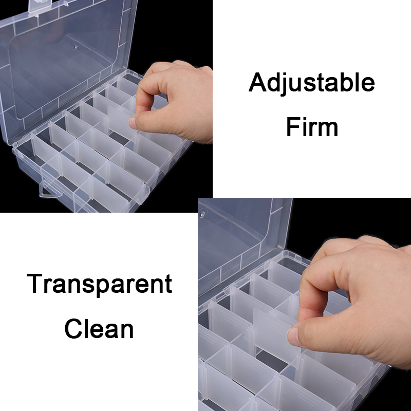 AliExpress Clear Plastic Jewelry and Bead Organizer Box, view 3