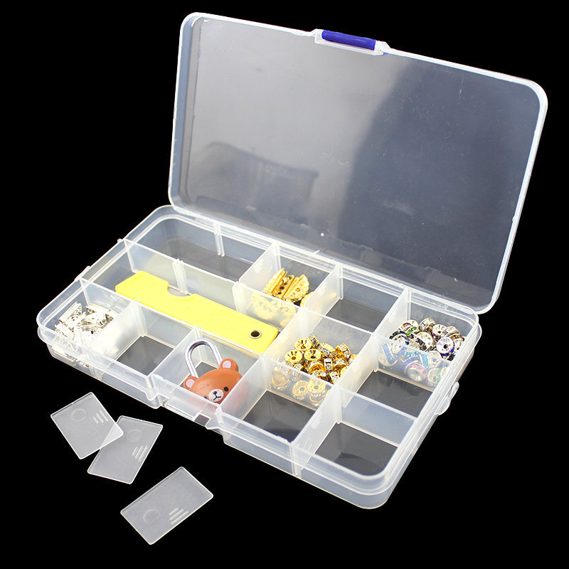 AliExpress Clear Plastic Jewelry and Bead Organizer Box, view 5