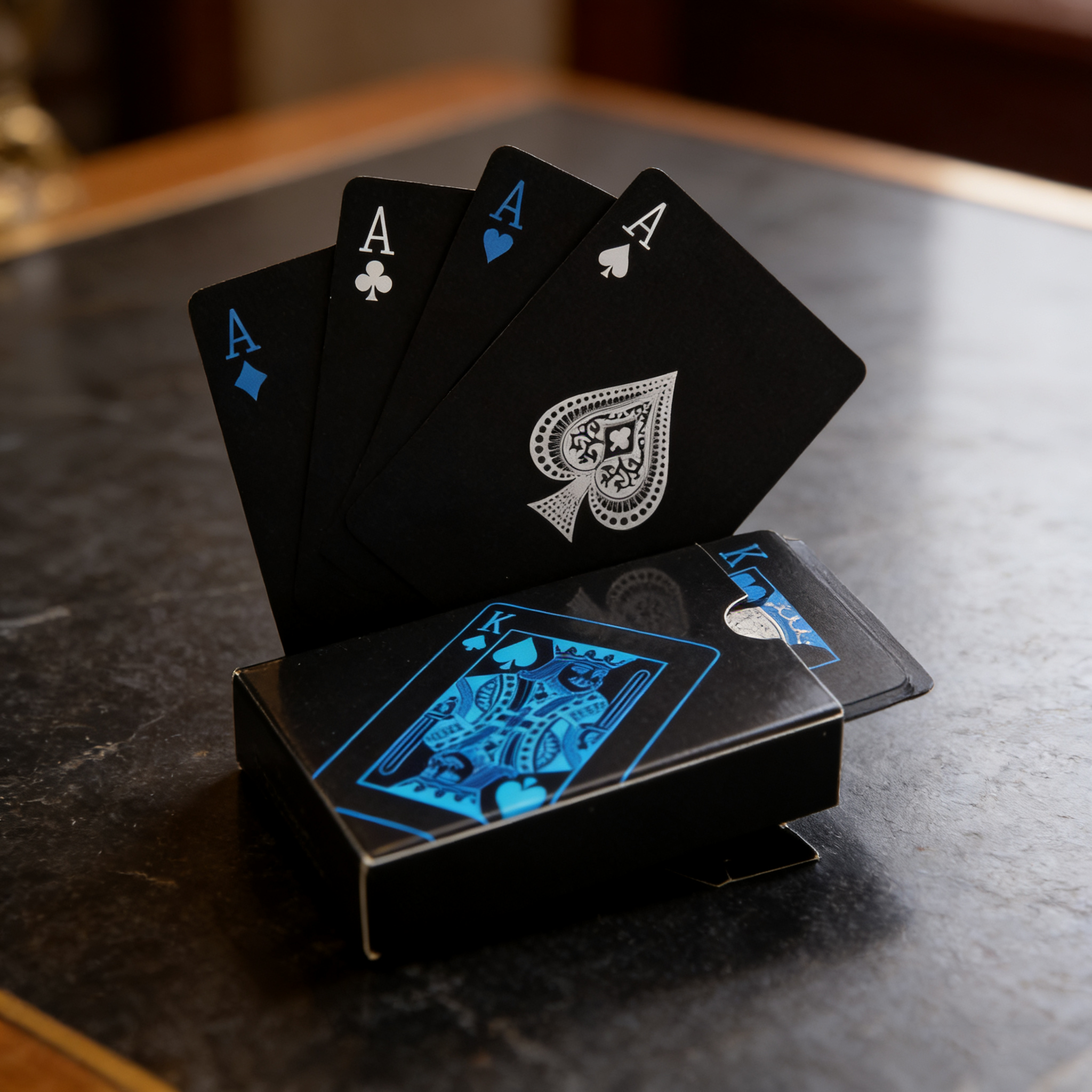 AliExpress Playing Cards Game Poker Cards Board Child Kid Toy Waterproof Plastic PVC Black Blue Red Yellow Green Deck Card High-End Classy