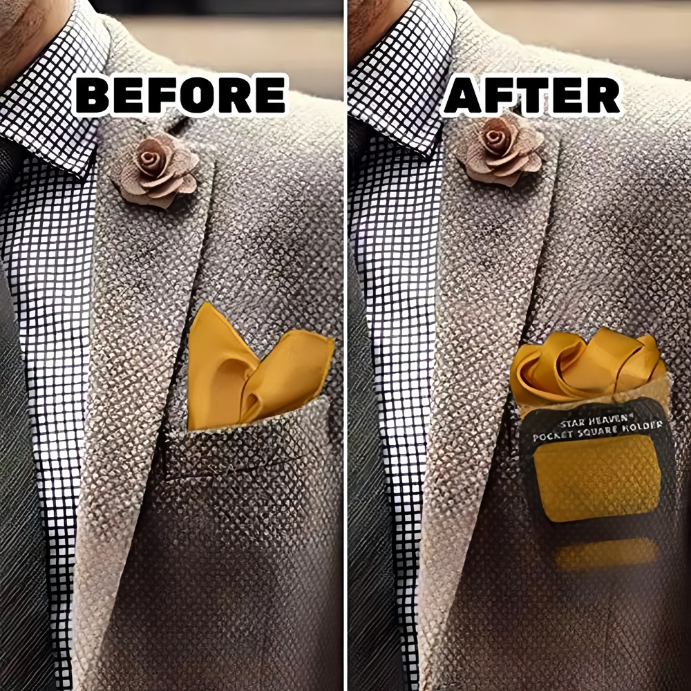 AliExpress Pocket Square Holder Handkerchief Keeper Organizer Accessories For Men Square Scarf