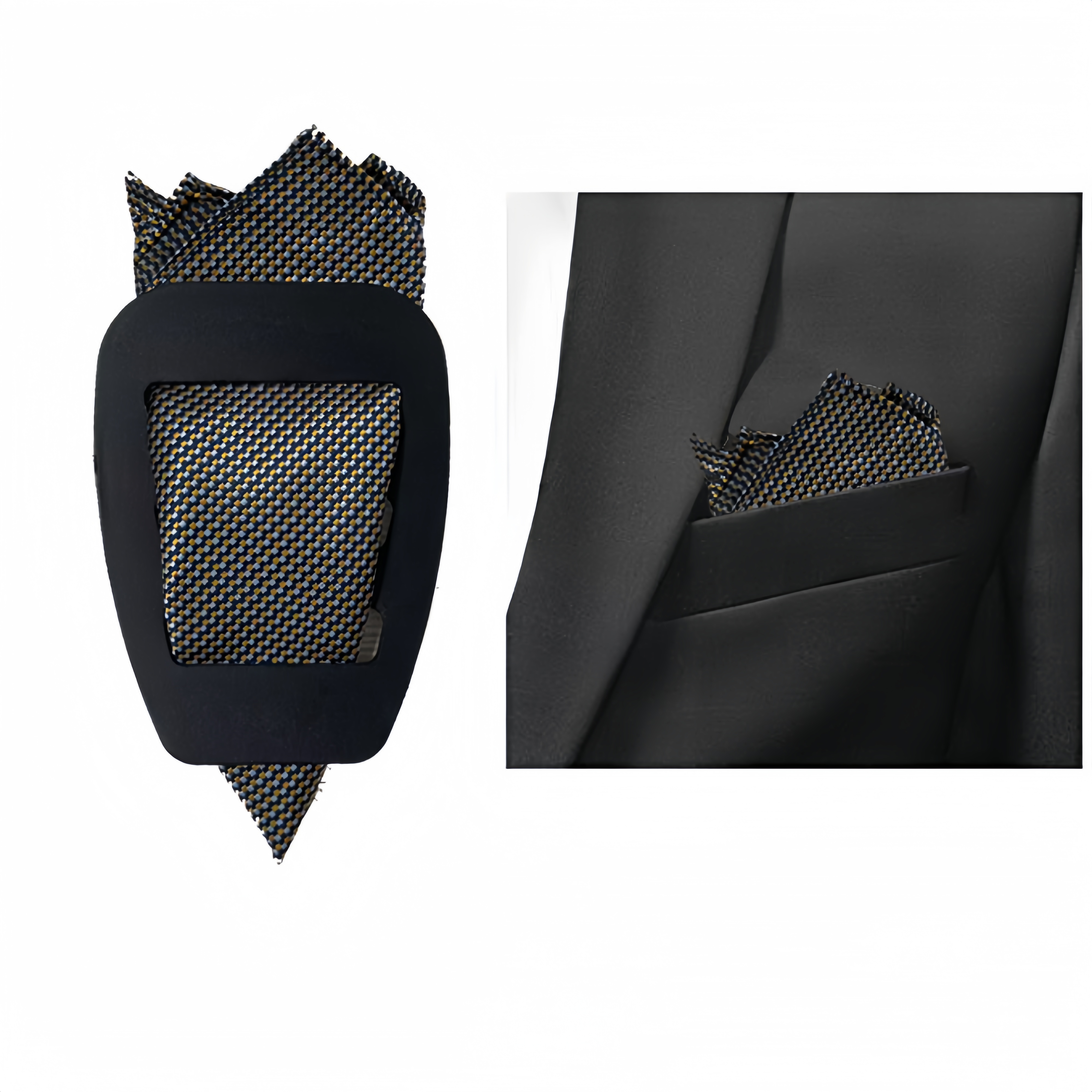 AliExpress Pocket Square Holder Handkerchief Keeper Organizer Accessories For Men Square Scarf, view 3