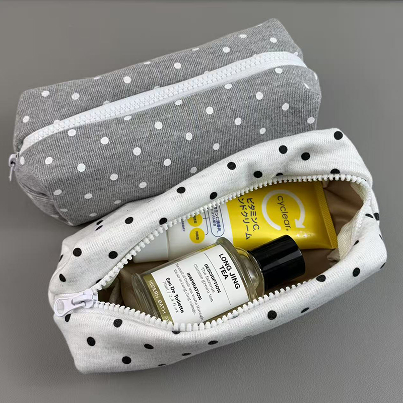 AliExpress Polka Dot Soft-Touch Pencil Case Pouch, view 2