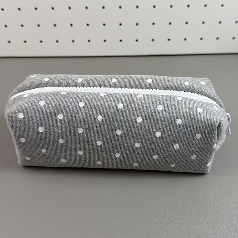 AliExpress Polka Dot Soft-Touch Pencil Case Pouch, view 3