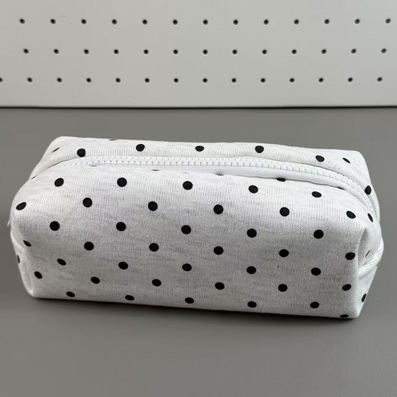 AliExpress Polka Dot Soft-Touch Pencil Case Pouch, view 4