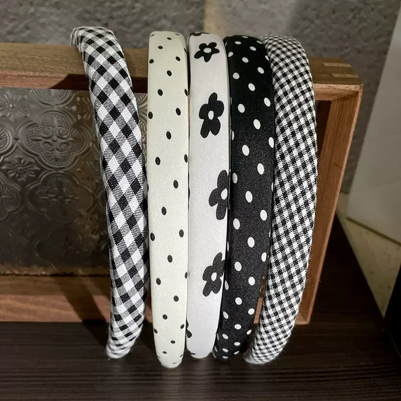 AliExpress Floral Polka Dot Hair Band Headbands, view 4