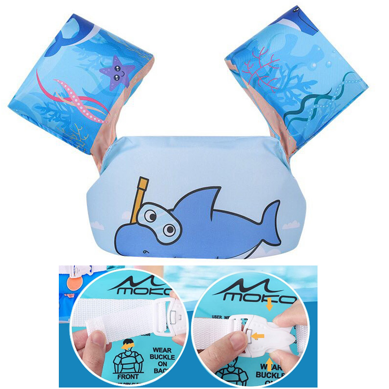 AliExpress Foam Swimming Vest with Buoyancy Armbands, view 3