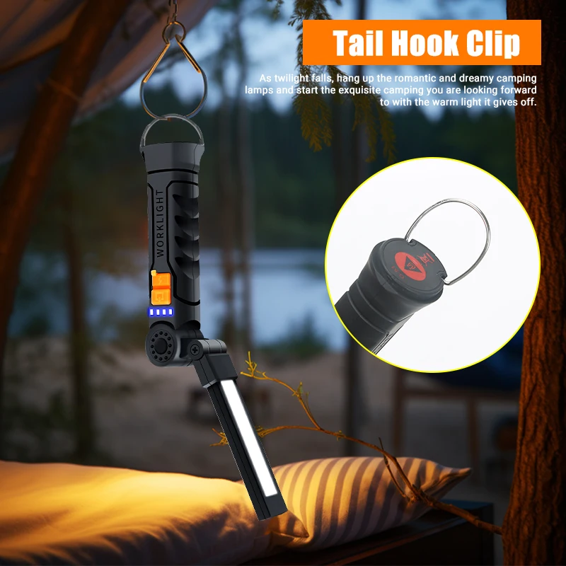 AliExpress Magnetic Rechargeable COB LED Work Light, view 3