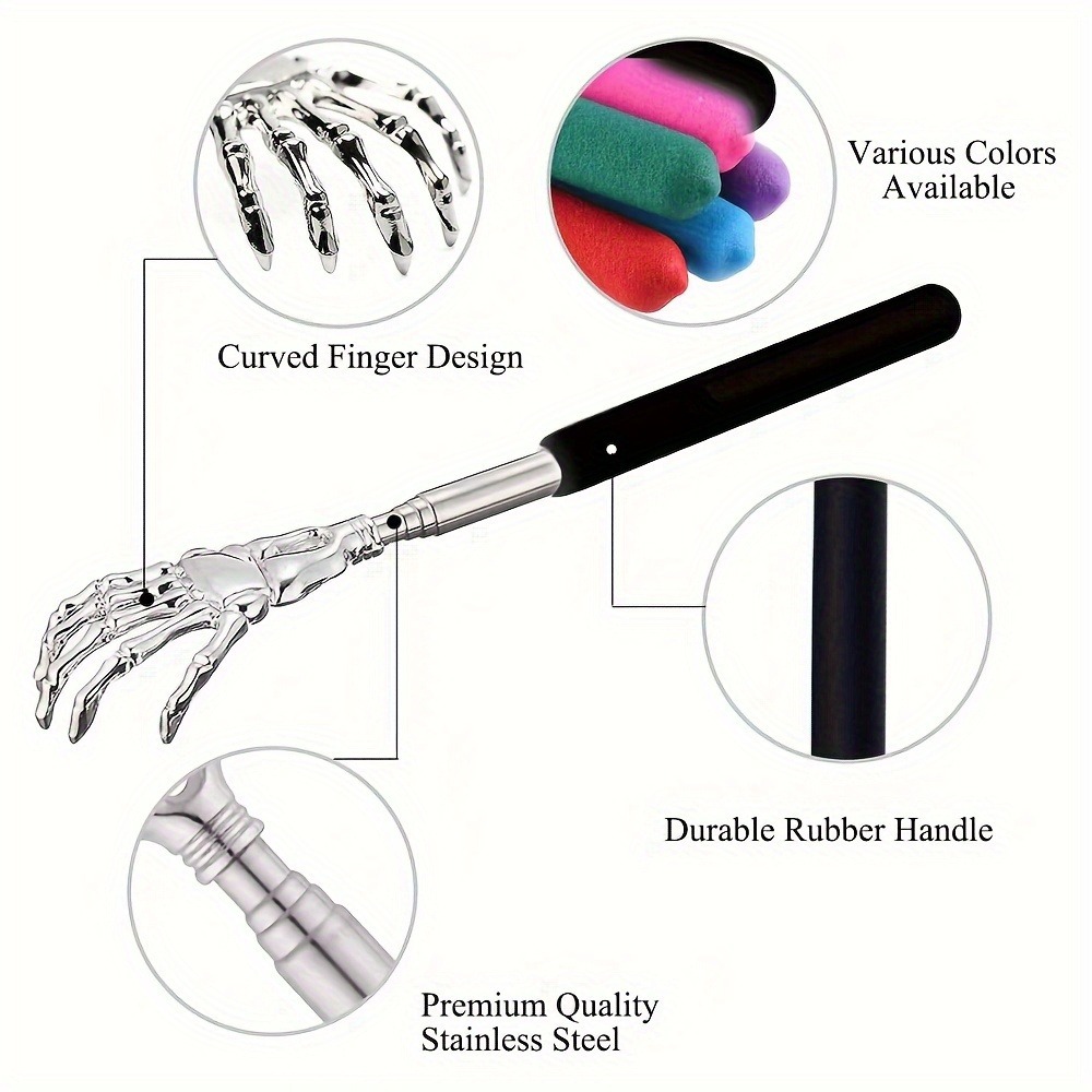 AliExpress Telescoping Stainless Steel Back Scratcher, view 4