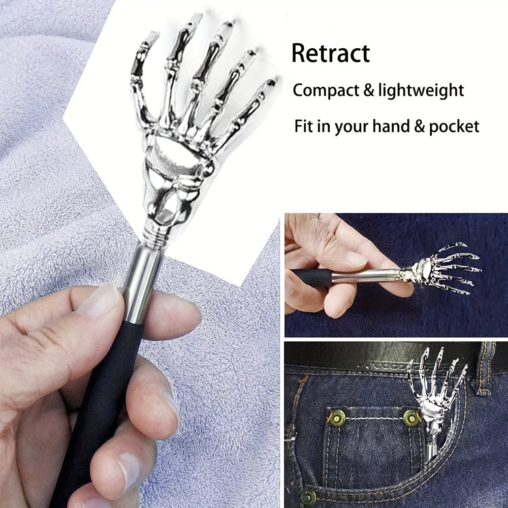 AliExpress Telescoping Stainless Steel Back Scratcher, view 5