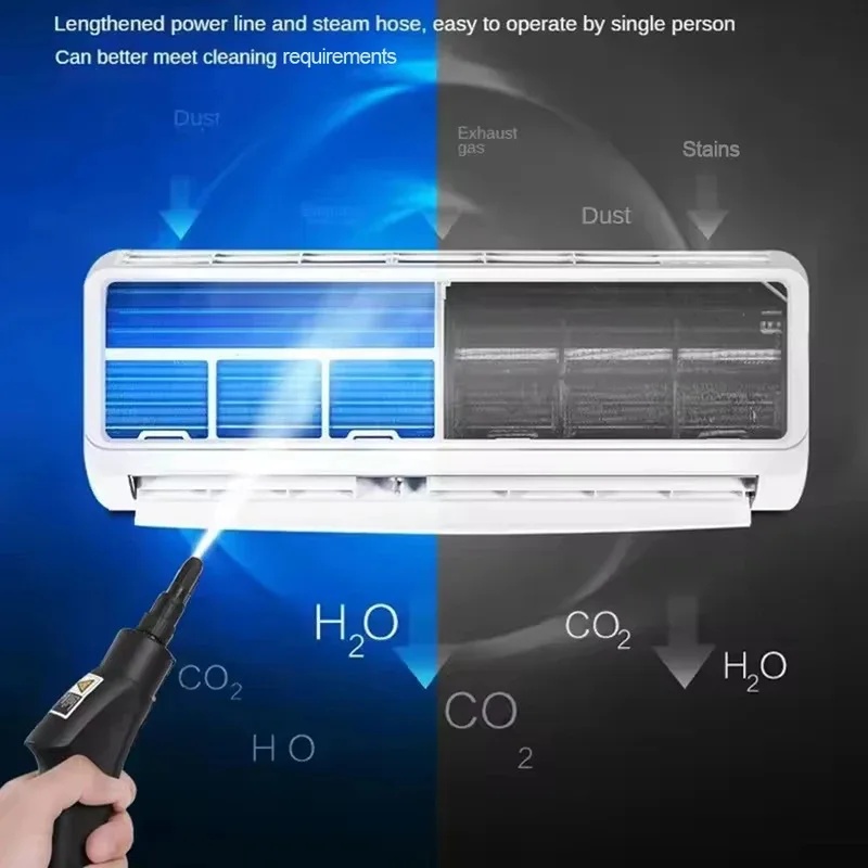 AliExpress Portable Handheld Steam Cleaner with Brush Heads, view 5
