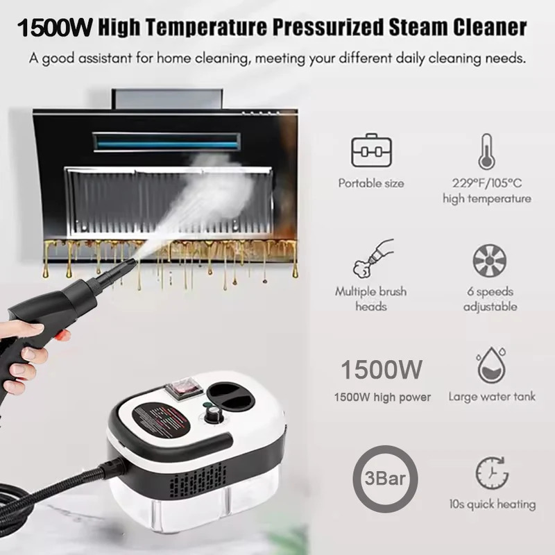 AliExpress Portable Handheld Pressurized Steam Cleaner, view 2