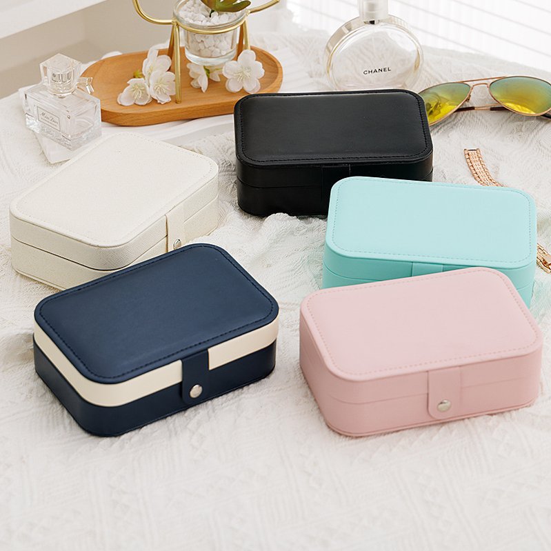 AliExpress Portable Leather-Style Travel Jewelry Case, view 3