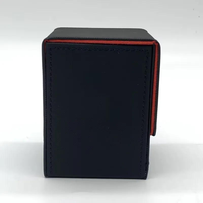 AliExpress Portable Leather Game Card Box, Commander Deck Storage Holder For 100+ Single Sleeved Trading Cards, view 3