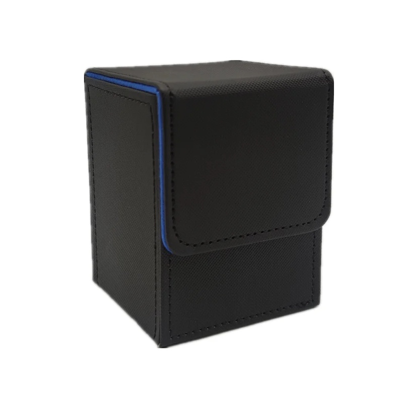 AliExpress Portable Leather Game Card Box, Commander Deck Storage Holder For 100+ Single Sleeved Trading Cards, view 6