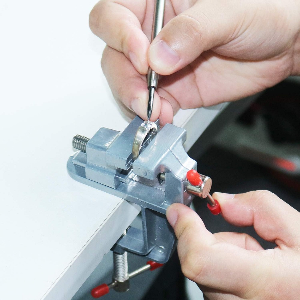AliExpress Portable Mini Jeweler's Table Clamp Vise, view 3