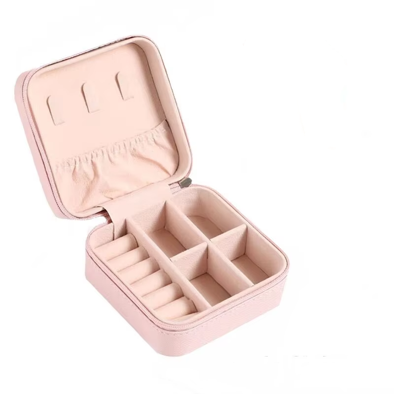 AliExpress Mini PU Leather Velvet-Lined Travel Jewelry Box