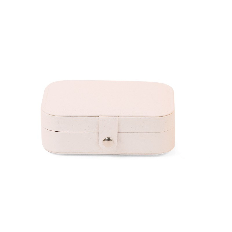 AliExpress Mini PU Leather Velvet-Lined Travel Jewelry Box, view 5