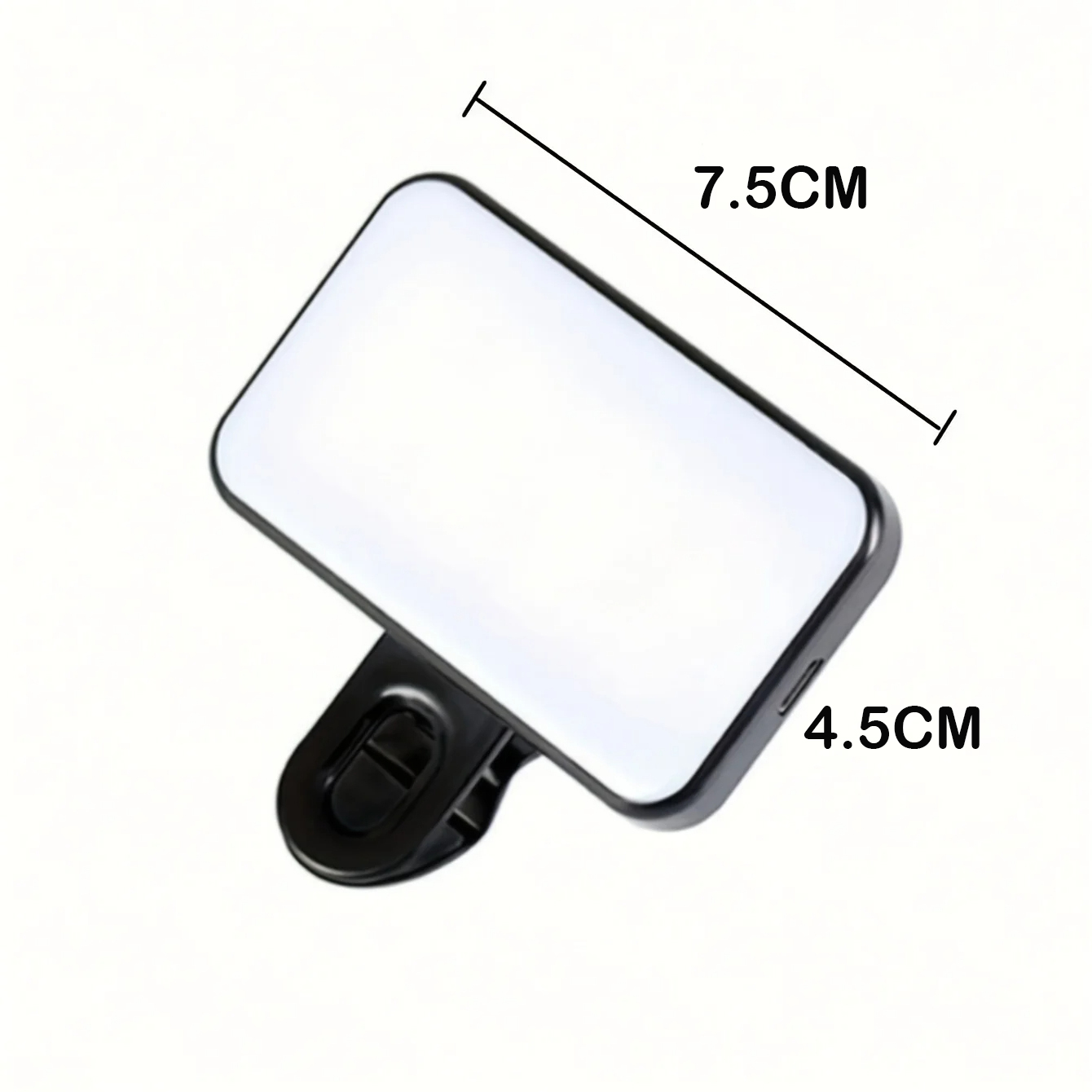 AliExpress Portable Mini Selfie Fill Light Rechargeable 3 Modes Adjustable Brightness Clip On For Mobile Phone Computer Fill Light, view 5