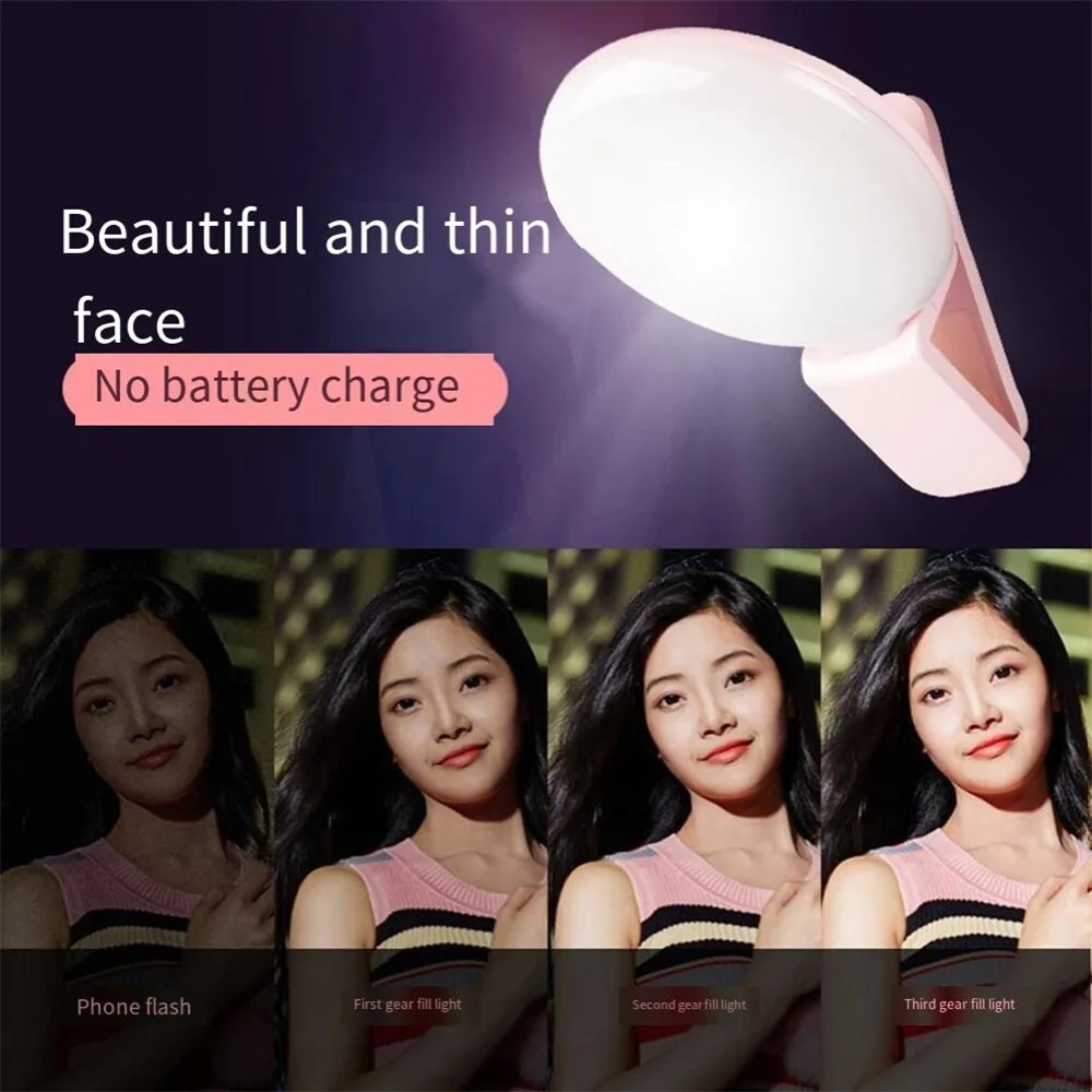 AliExpress Clip-On Mini Selfie Ring Light, view 6