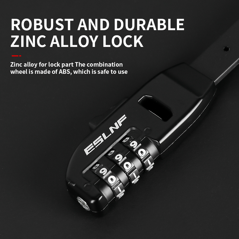 AliExpress Portable Multi-Purpose Zip-Tie Password Locks Motorcycle Helmet Lock Mountain Bike Cable Ties Locks Bicycle Lock, view 4