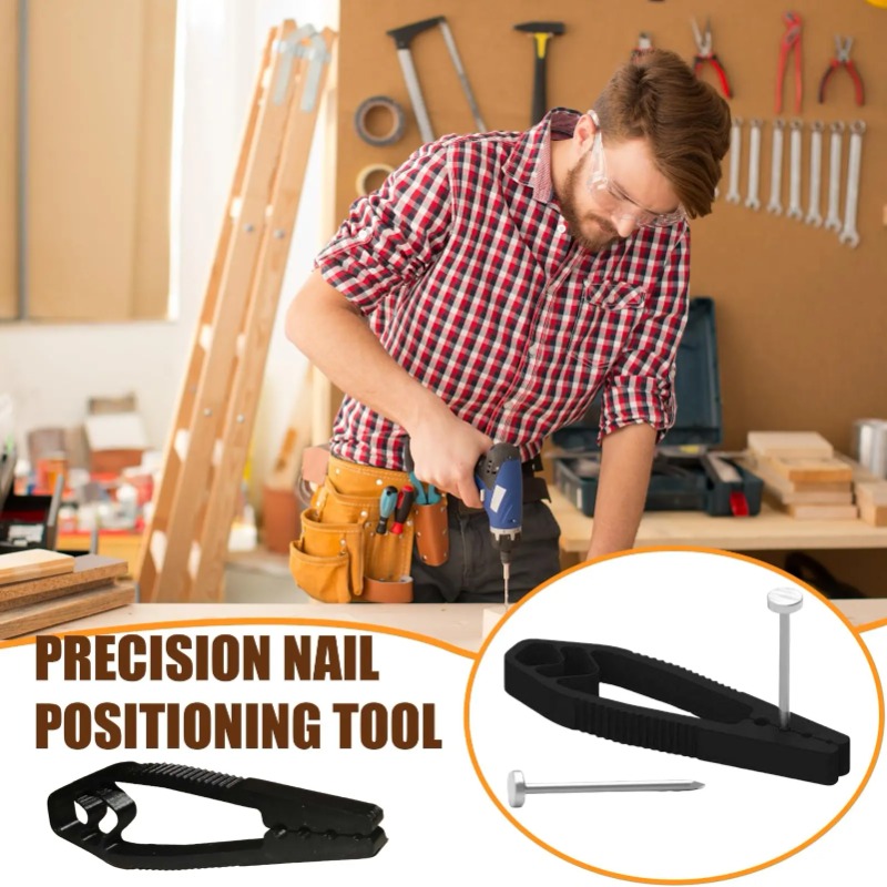 AliExpress Portable Nail Fixer Tool Woodworking Nail Fixer Plastic Sliding Joint Pliers Protect Fingers for Maintenance and Woodworking, view 2