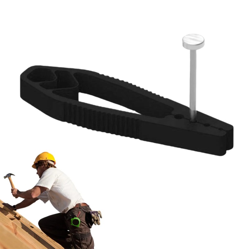 AliExpress Portable Nail Fixer Tool Woodworking Nail Fixer Plastic Sliding Joint Pliers Protect Fingers for Maintenance and Woodworking, view 6