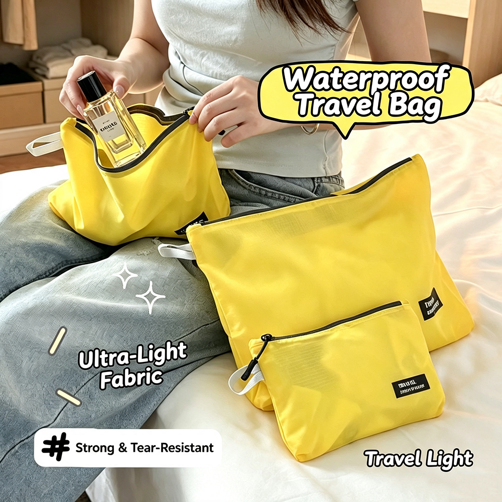 AliExpress Portable Organiser Bag Waterproof Ultralight Multifunctional Travel Storage Cosmetics Toiletries Clothing Underwear Storage Bag