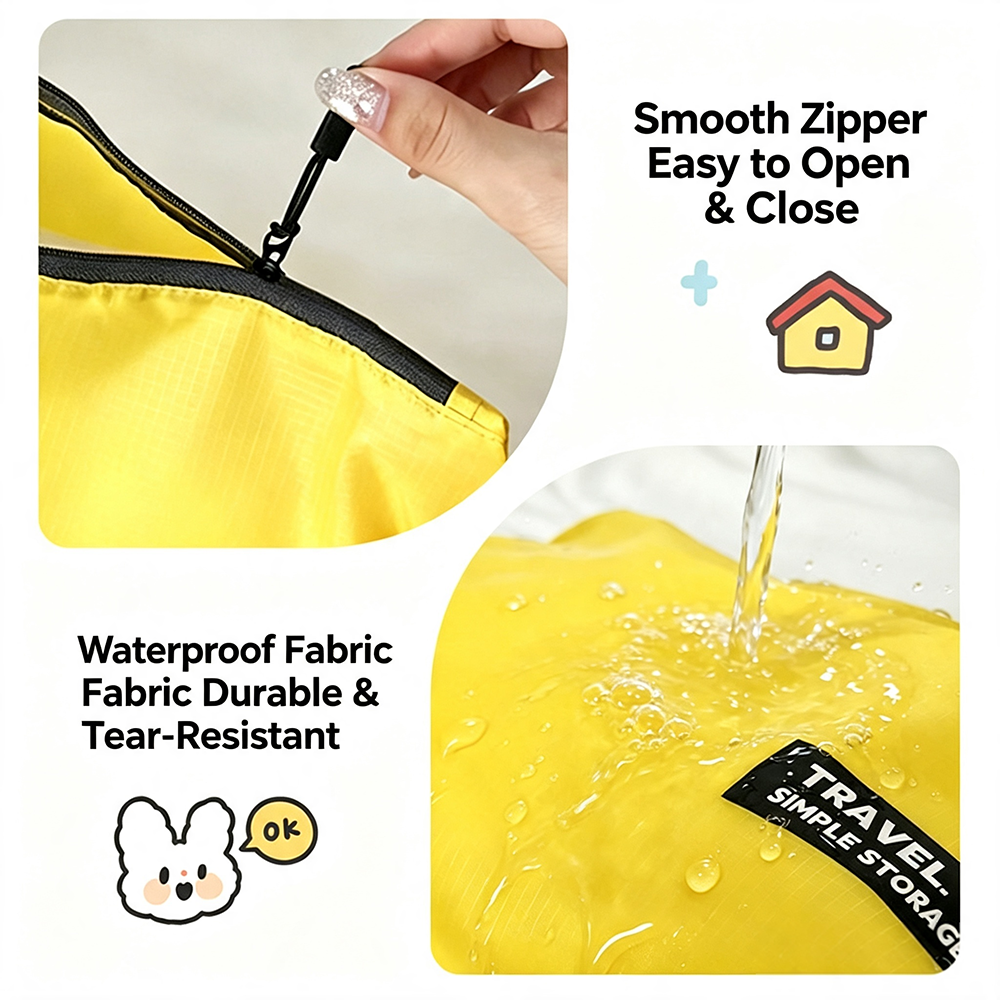 AliExpress Portable Organiser Bag Waterproof Ultralight Multifunctional Travel Storage Cosmetics Toiletries Clothing Underwear Storage Bag, view 6