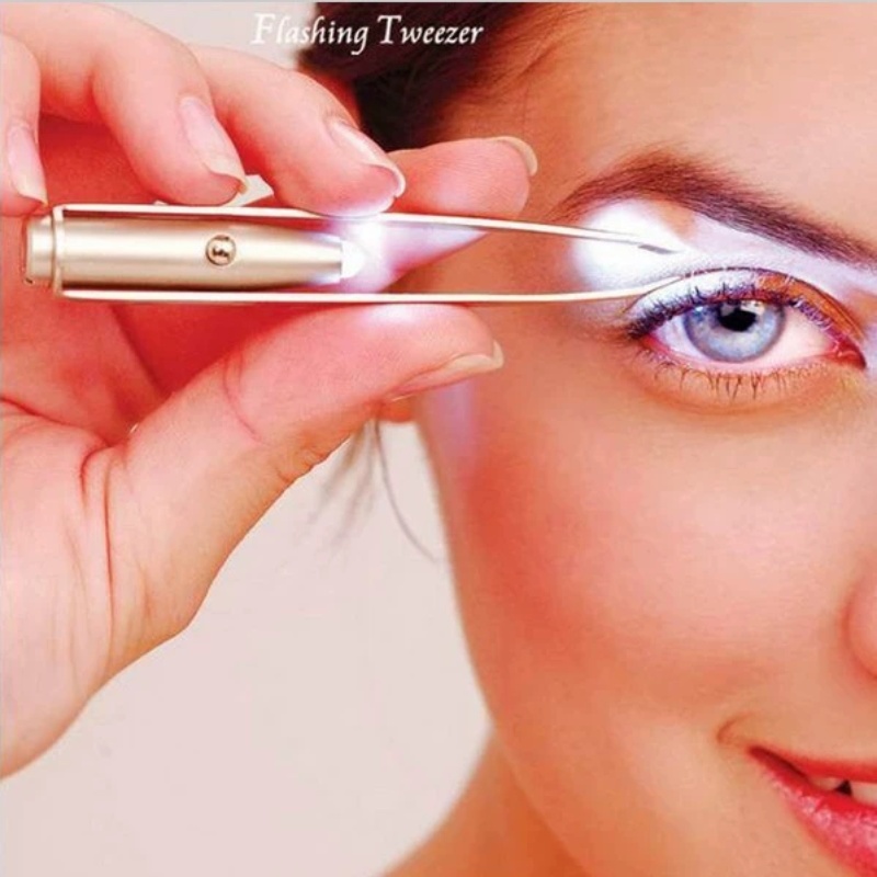 AliExpress LED Eyelash and Eyebrow Tweezer Set