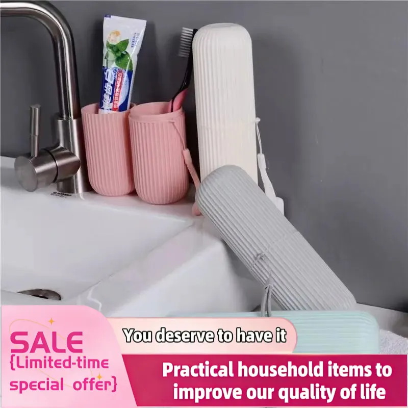 AliExpress Portable Toothbrush and Toothpaste Travel Case
