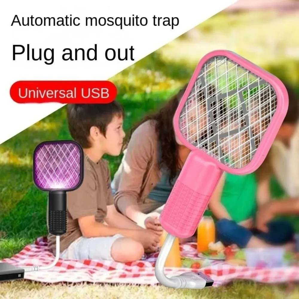 AliExpress Portable USB Mosquito Swatter with UV Light Car Mosquito Killing Trap for Household Outdoor Picnic Camping Travel Hotel, view 2