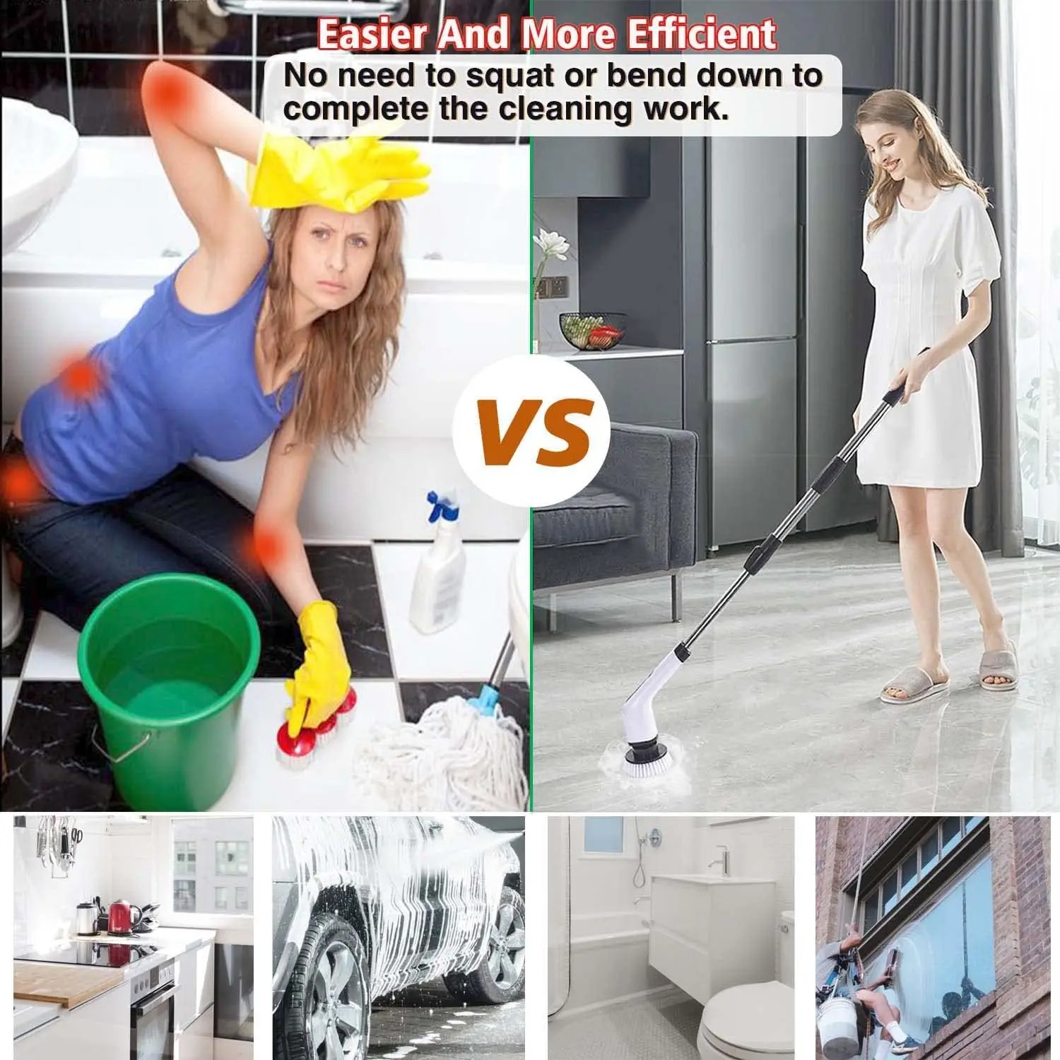 AliExpress Cordless Electric Spin Scrubber, view 4