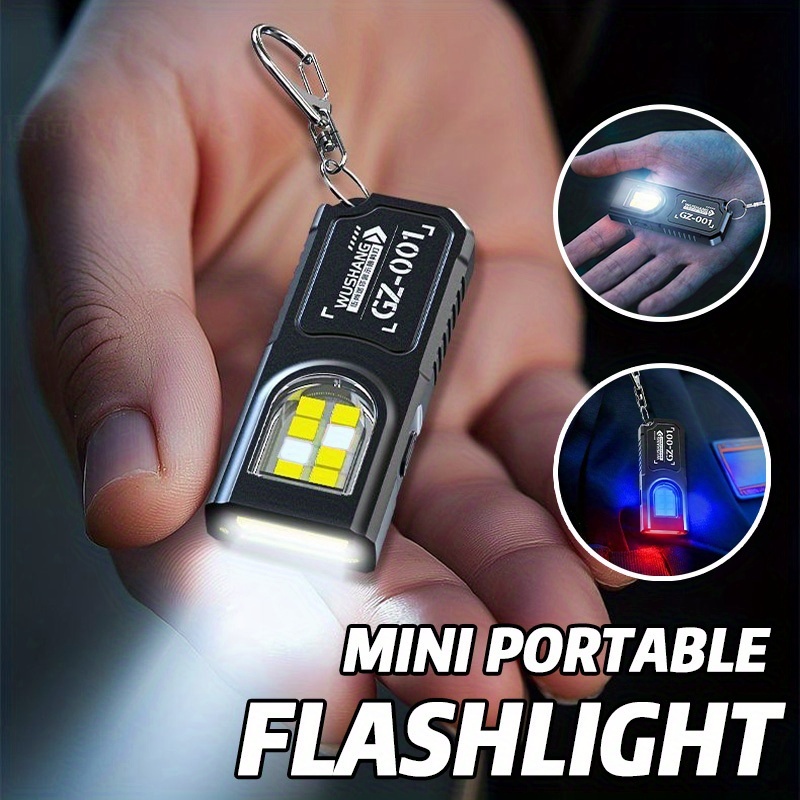 AliExpress Mini COB LED Keychain Flashlight (USB-C)