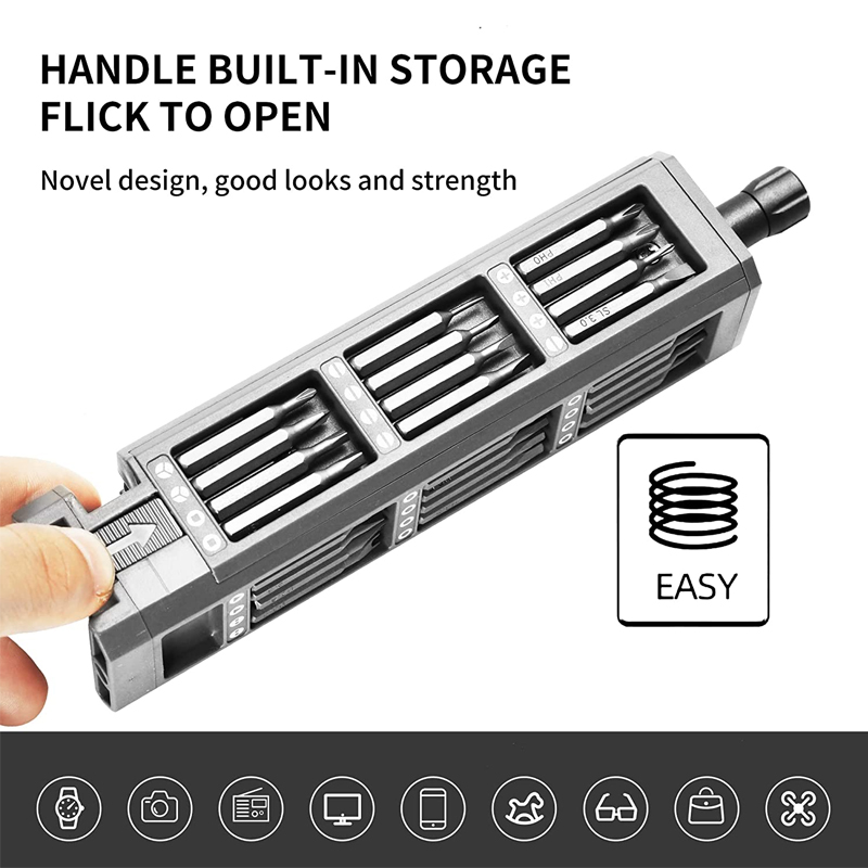 AliExpress Magnetic Precision Screwdriver Bit Set (8 to 46 Pieces), view 3