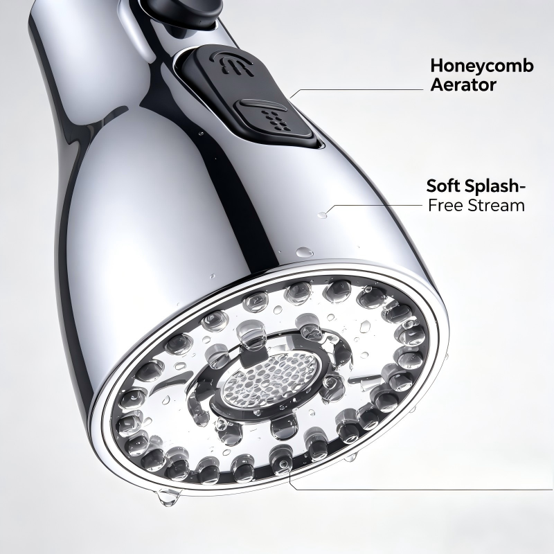 AliExpress ABS Pull-Out Kitchen Faucet Sprayer Head