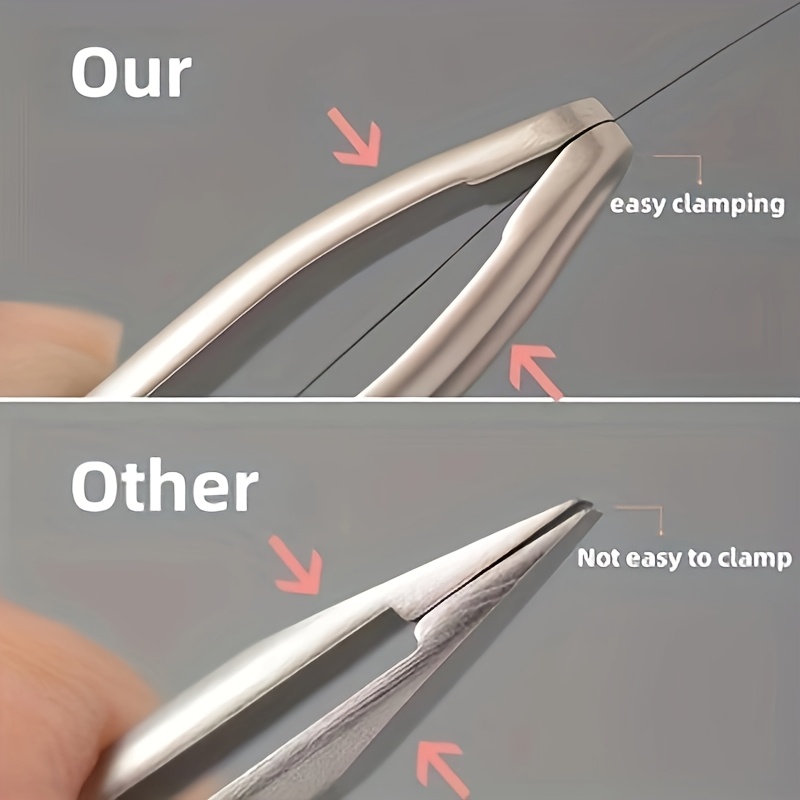 AliExpress Round-Head Tweezers for Eyebrows and Beard, view 4