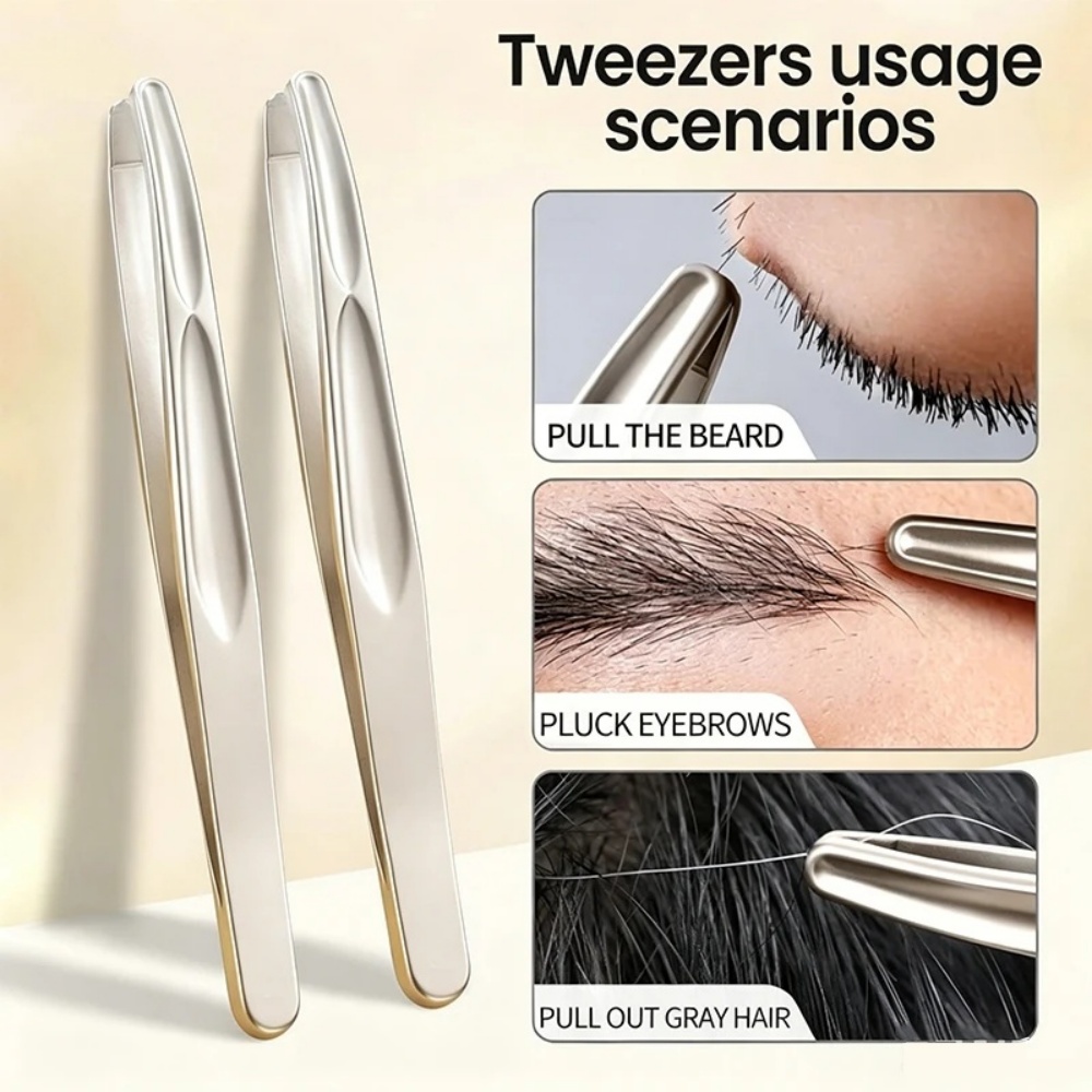 AliExpress Round-Head Precision Eyebrow and Beard Tweezers