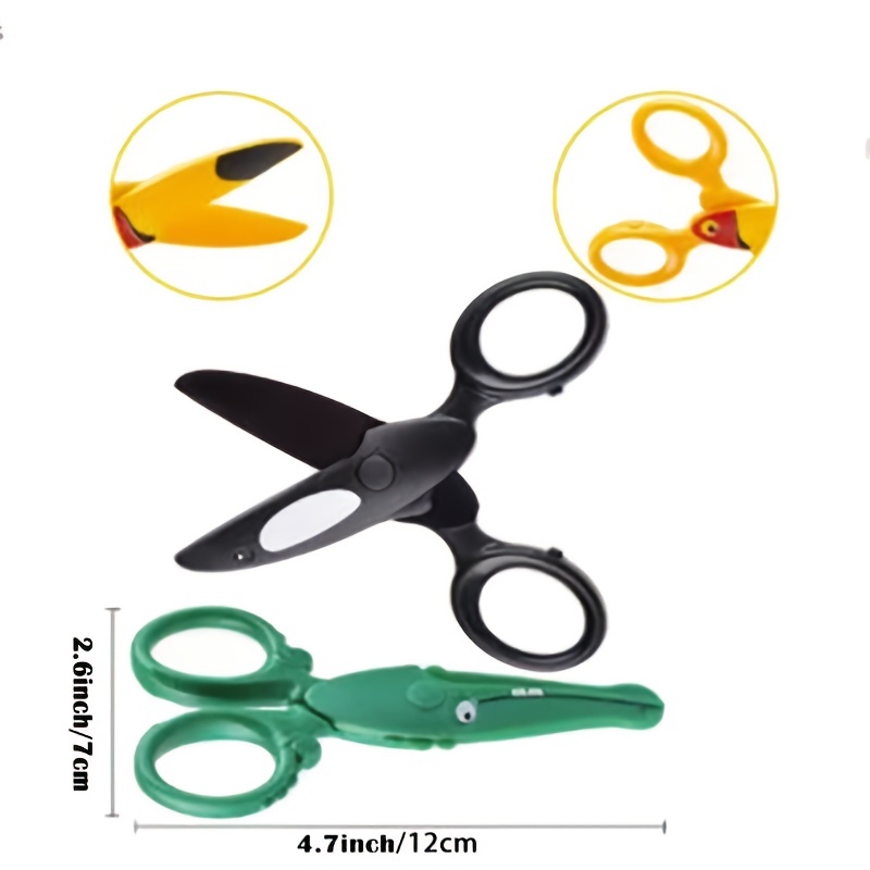 AliExpress Preschool Training Scissors,Children Safety Pre-School Safety Scissors Art Craft Scissors, view 2