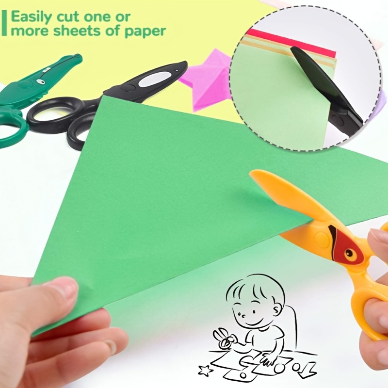 AliExpress Preschool Training Scissors,Children Safety Pre-School Safety Scissors Art Craft Scissors, view 4